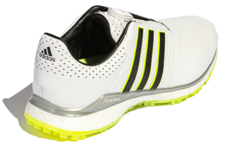 adidas Tour360 XT-SL Boa 2.0 Golf Shoes 'Cloud White Silver Metallic Solar Red' FW5595