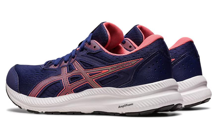 (WMNS) ASICS Gel-Contend 8 Wide 'Indigo Blue Papaya' 1012B319-405