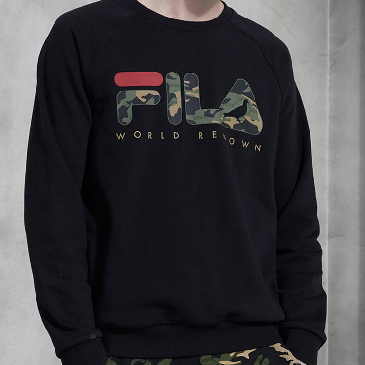 FILA FUSION x STAPLE Crossover Pullover Couple Style Black T11M932224F-BK