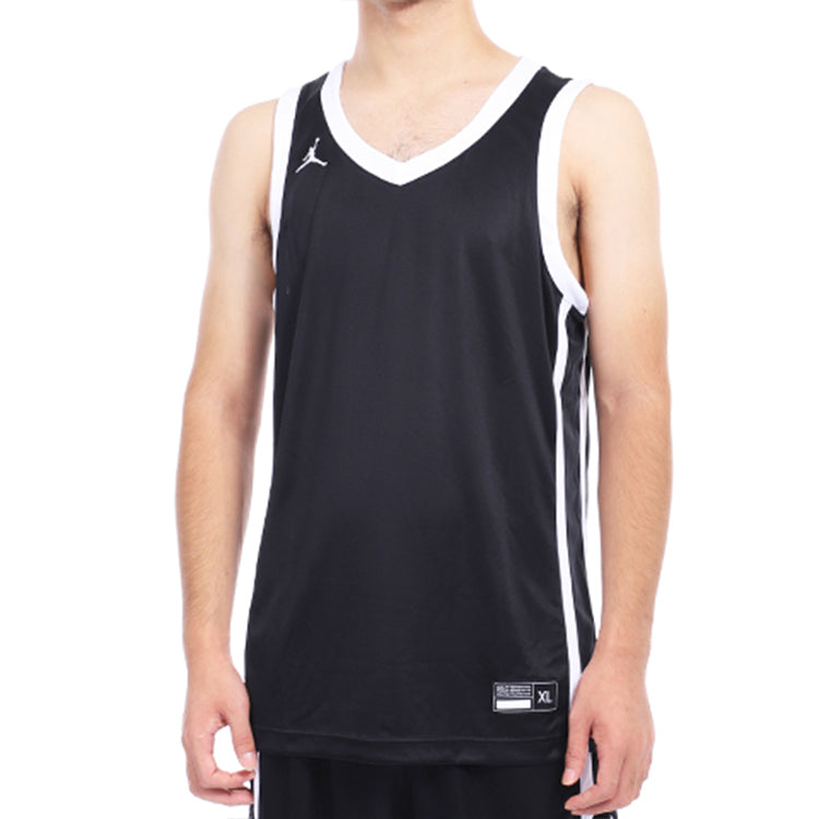 Air Jordan Basketball Sports Sleeveless Vest Black White AR4320-012
