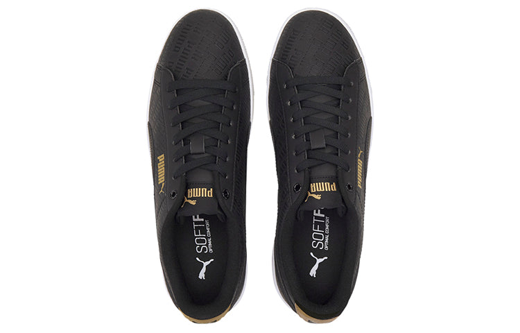 (WMNS) PUMA Vikky V2 Sig 'Black White Gold' 373226-02