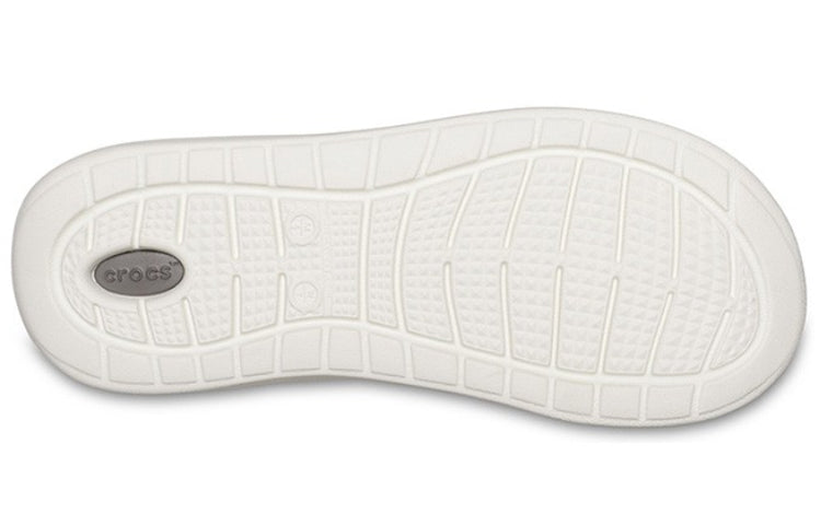 Crocs LiteRide Beach Flip-Flops Black Gray 'Black Grey' 205182-05M