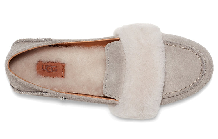(WMNS) UGG Ansley Bow Glimmer 'Light Grey White' 1117930TS-SAMT