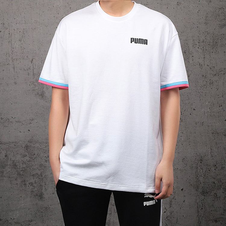 PUMA Training Gym Loose Short Sleeve White 584155-02