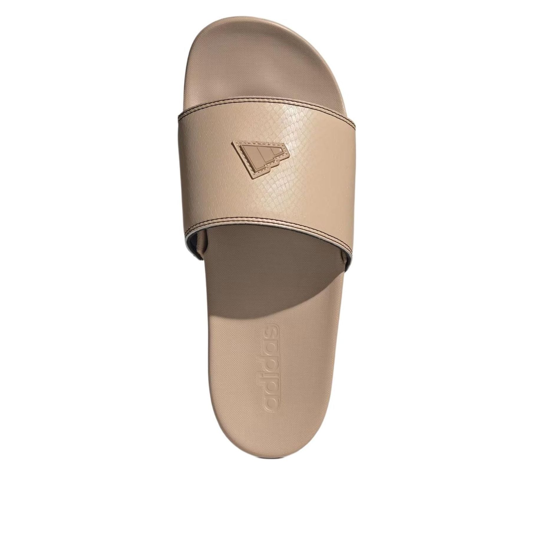 adidas Adilette Comfort Slides Asia Sizing 'Warm Sandstone Core Black' JQ2255