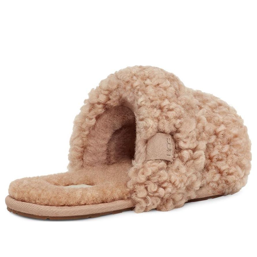 (WMNS) UGG Maxi Curly Scuffetta 'Sand' 1130837-SAN