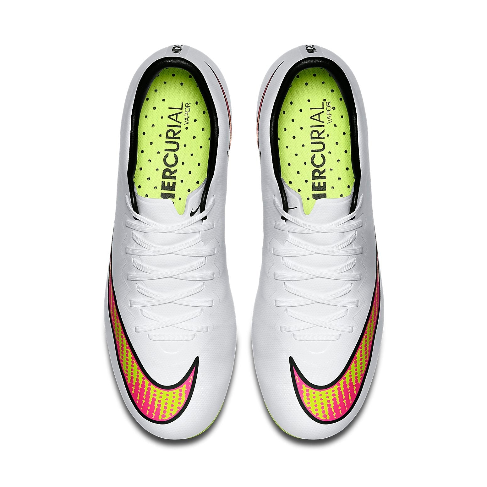 (GS) Nike Mercurial Vapor X FG 'White Volt Hyper Pink' 651620-170