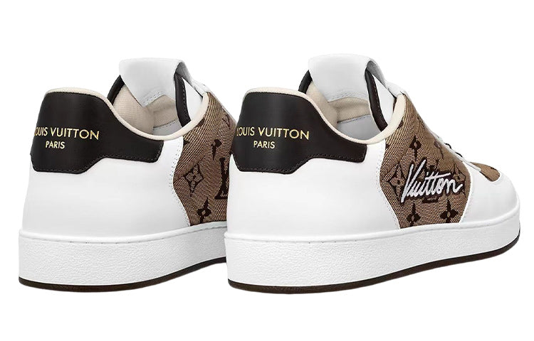 LOUIS VUITTON Rivoli Sneakers 'White with Vintage Monogram' 1ABF4L