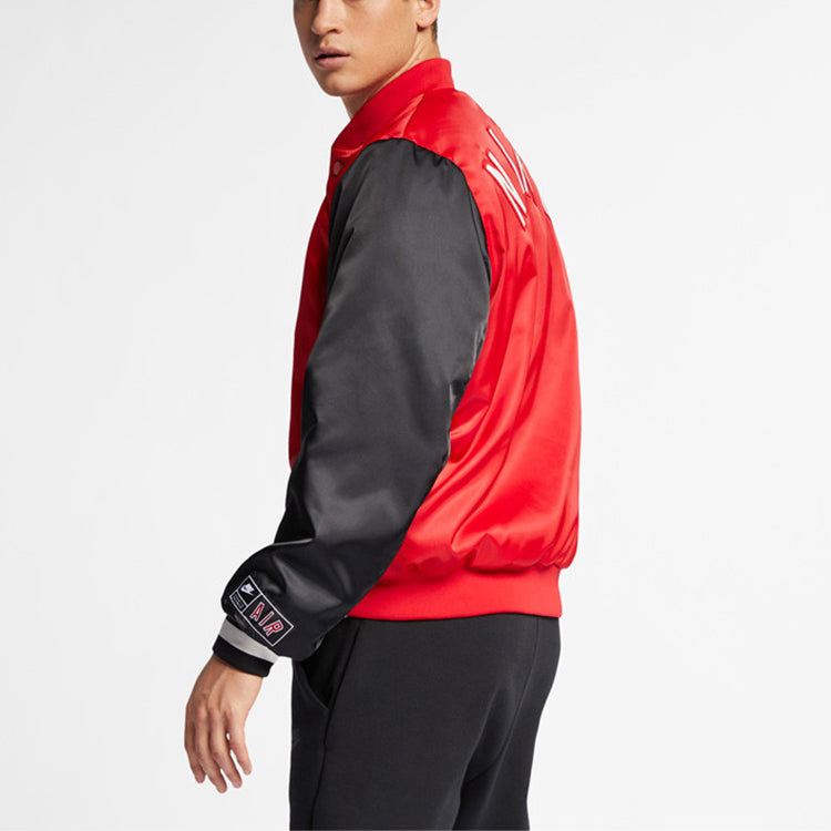 Nike Air Woven Sports Jacket Asia Sizing 'Red' AR1838-657