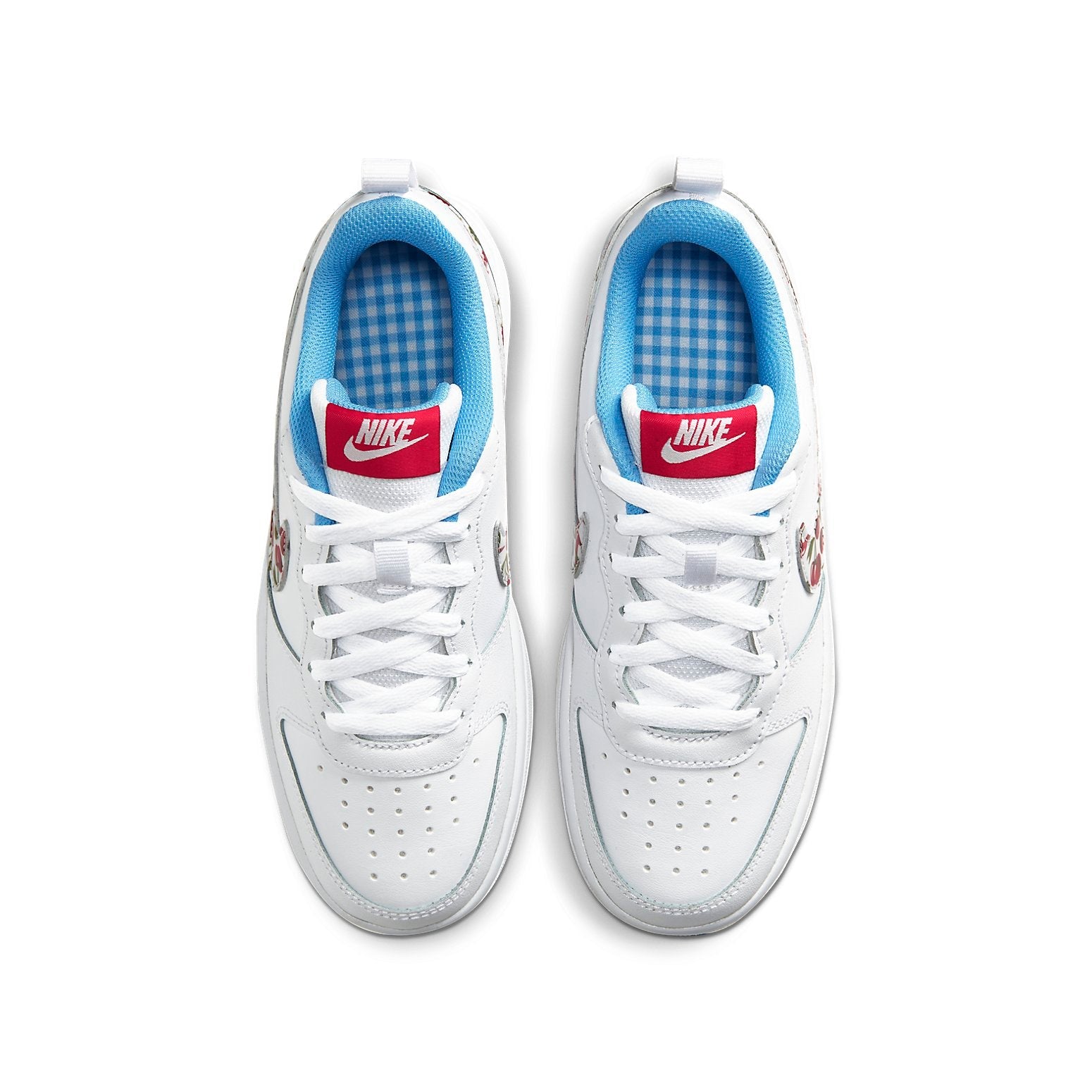 (GS) Nike Court Borough Low 2 'White Cherry' CJ2238-100