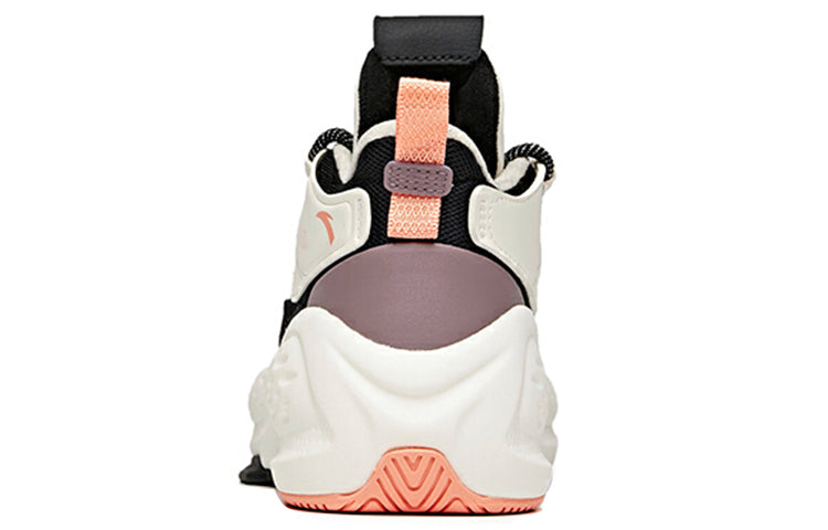 (WMNS) ANTA Overbearing Mid-Top 'Black White Pink' 122048903-4
