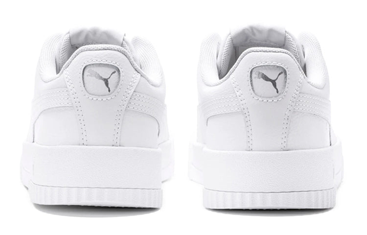 (WMNS) PUMA Carina Leather 'Triple White' 370325-02