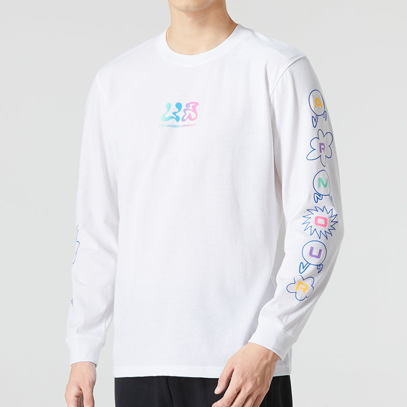 Under Armour Wordmark Heavyweight Long Sleeve 'Floral' 1375095-100