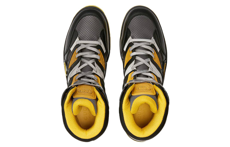 Gucci Basket High 'Black Demetra Yellow' 661308-2SH90-1098