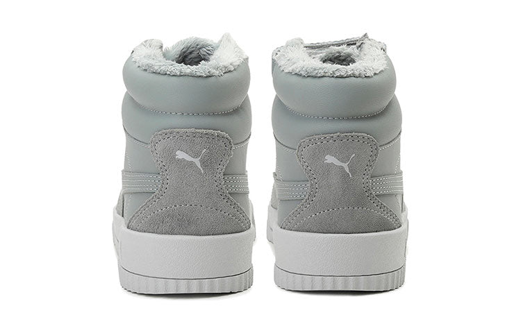 (WMNS) PUMA Carina Mid Winterized Shoes Grey/White 374140-03