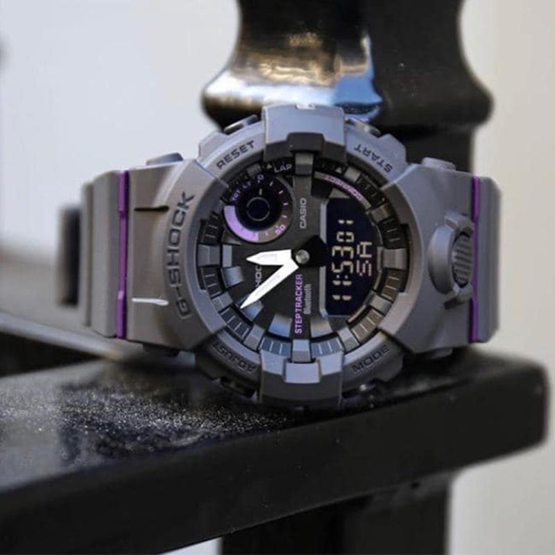 CASIO G-Shock Analog-Digital 'Black Purple' GMA-B800-8APR