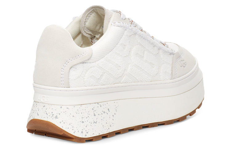 (WMNS) UGG Marin Lace Logo Sneaker 'White' 1125025-WHT