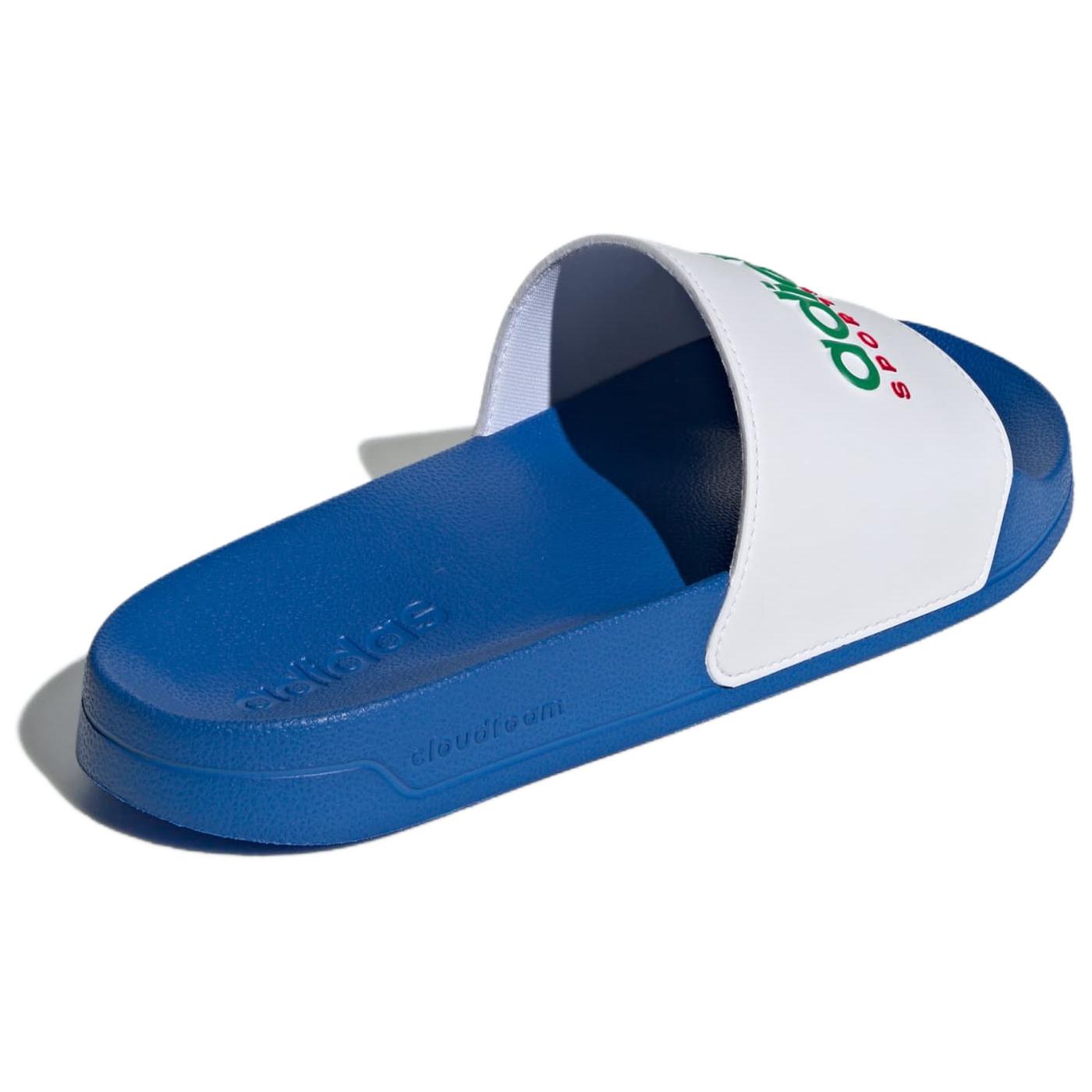 adidas Adilette Shower Slides Asia Sizing 'Bright Royal White' IE8943
