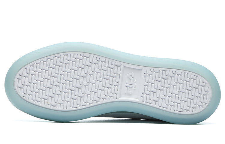 (WMNS) FILA Heritage-FHT Low-Top Sneakers White/Green F12W134352FWT