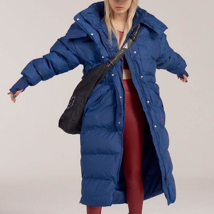 (WMNS) adidas by Stella McCartney x Long Padded Winter Jacket Asia Sizing 'Blue' HI6083