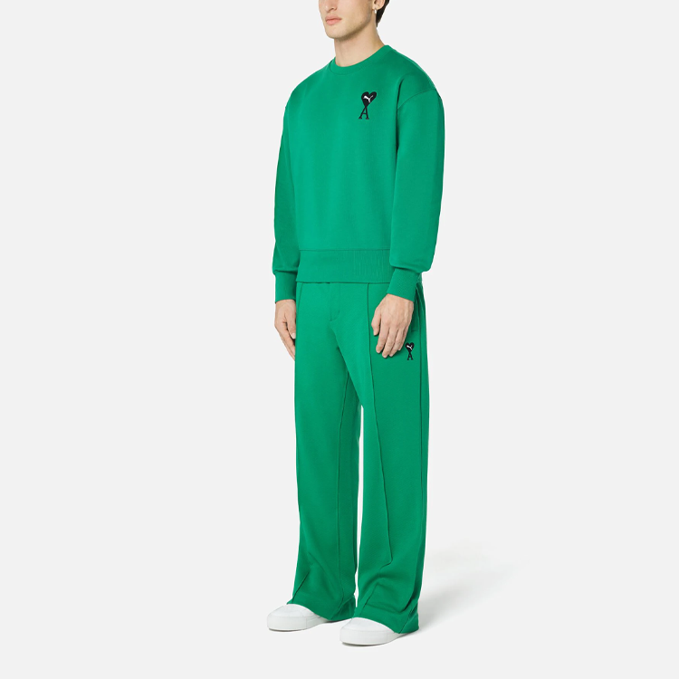 PUMA X Ami Crew Neck Sweatshirt 'Green' 534111-96
