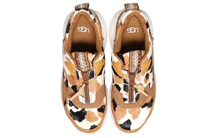 (WMNS) UGG CA805 Zip Cow Print 1120717-CHE