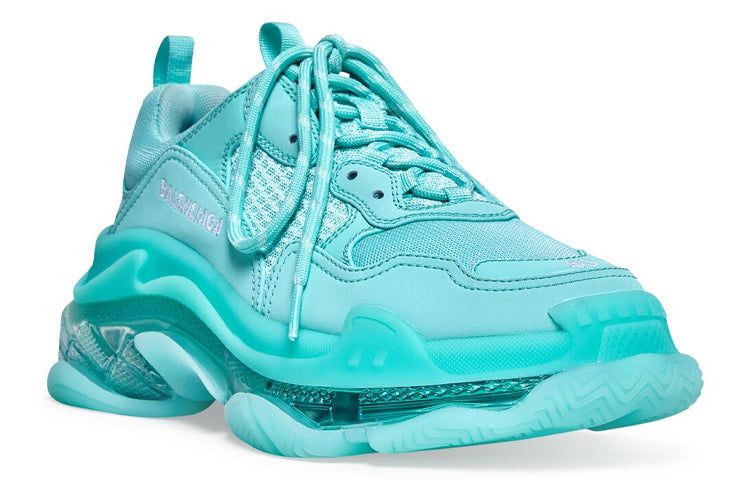 Balenciaga Triple S Sneakers 'Clear Sole Turquoise' 541624W2GA14590