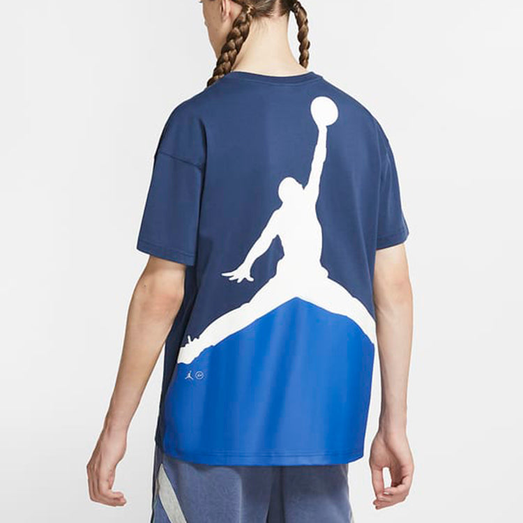 Air Jordan x Fragment Design FW Street Style Collaboration Cotton Logo s Men Blue DA2986-414