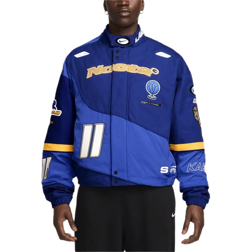 Nike x NOCTA Drake L'ART Racing Jacket Asia Sizing 'Deep Royal Blue' FD2195-455