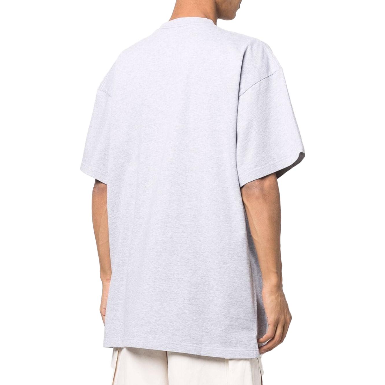 Balenciaga Slime Oversized T-shirt 'Grey Green' 676589TLVF11203