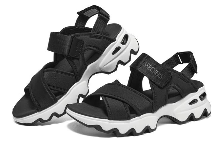 (WMNS) Skechers Big Lug 'Black White' 119710-BLK