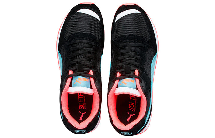 (WMNS) PUMA Vista Meatallic Sneakers Black/Blue/Pink 372250-01