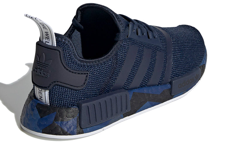 (GS) adidas NMD_R1 J 'Camo Sole - Collegiate Navy' FU6679