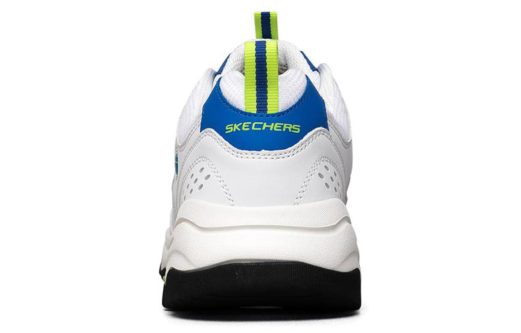 Skechers D'Lites I-Conik Low-Top Running Shoes White/Blue 8790091-WBLU