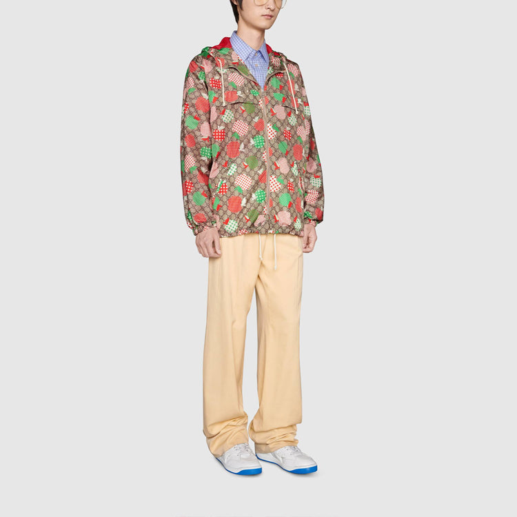 Gucci Les Pommes Nylon Jacket 'Beige' 663649-ZAHB9-2110