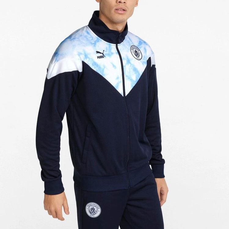 PUMA MCFC Iconic MCS Mesh Track Jacket 'Blue' 765202-05
