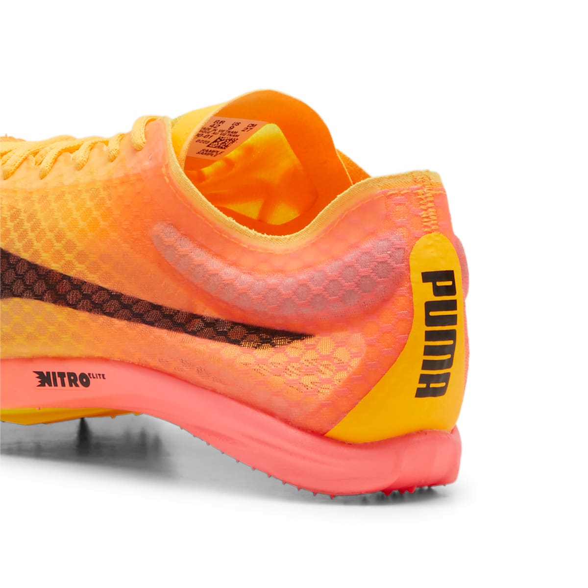 PUMA EvoSPEED Distance NITRO Elite+ 4 Cleats 'Orange Black' 380000-01