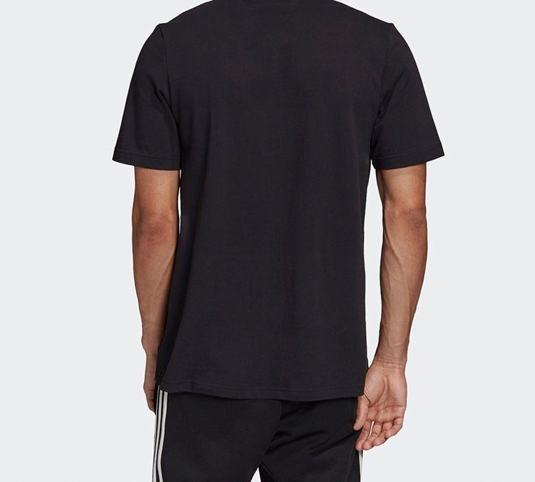 adidas originals Casual Sports Short Sleeve Polo Shirt Black GD2551
