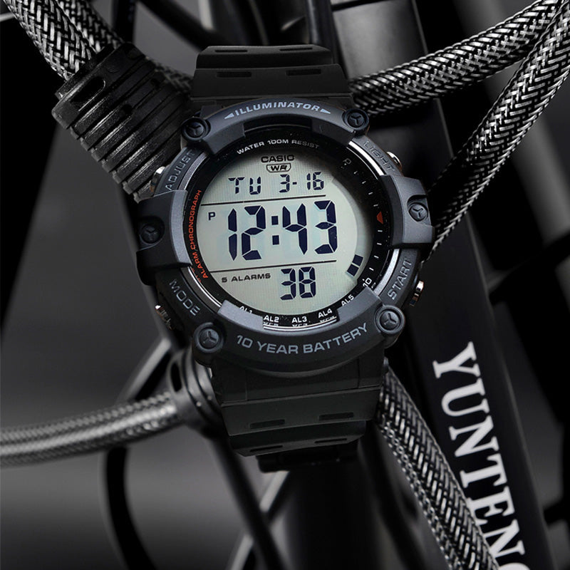 CASIO Quartz Waterproof Sports Shockproof Mens Black Digital AE-1500WH-1A