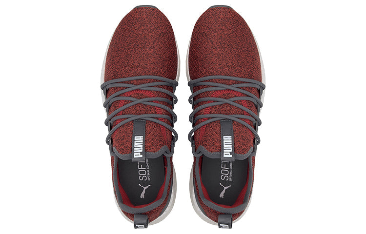 PUMA Nrgy Neko Knit Low Running Shoes Grey/Red 191093-24