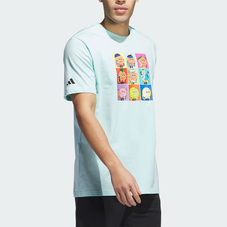 adidas Metaverse Lil' Stripe PFP Tee 'Turquoise' IM4612
