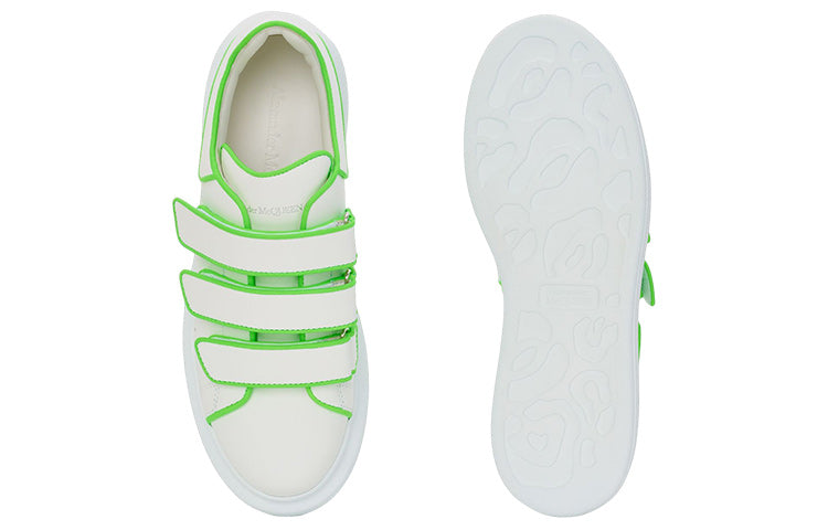 (WMNS) Alexander McQueen Oversize Sole Sneakers 'White Green' 721410WHGPF8964