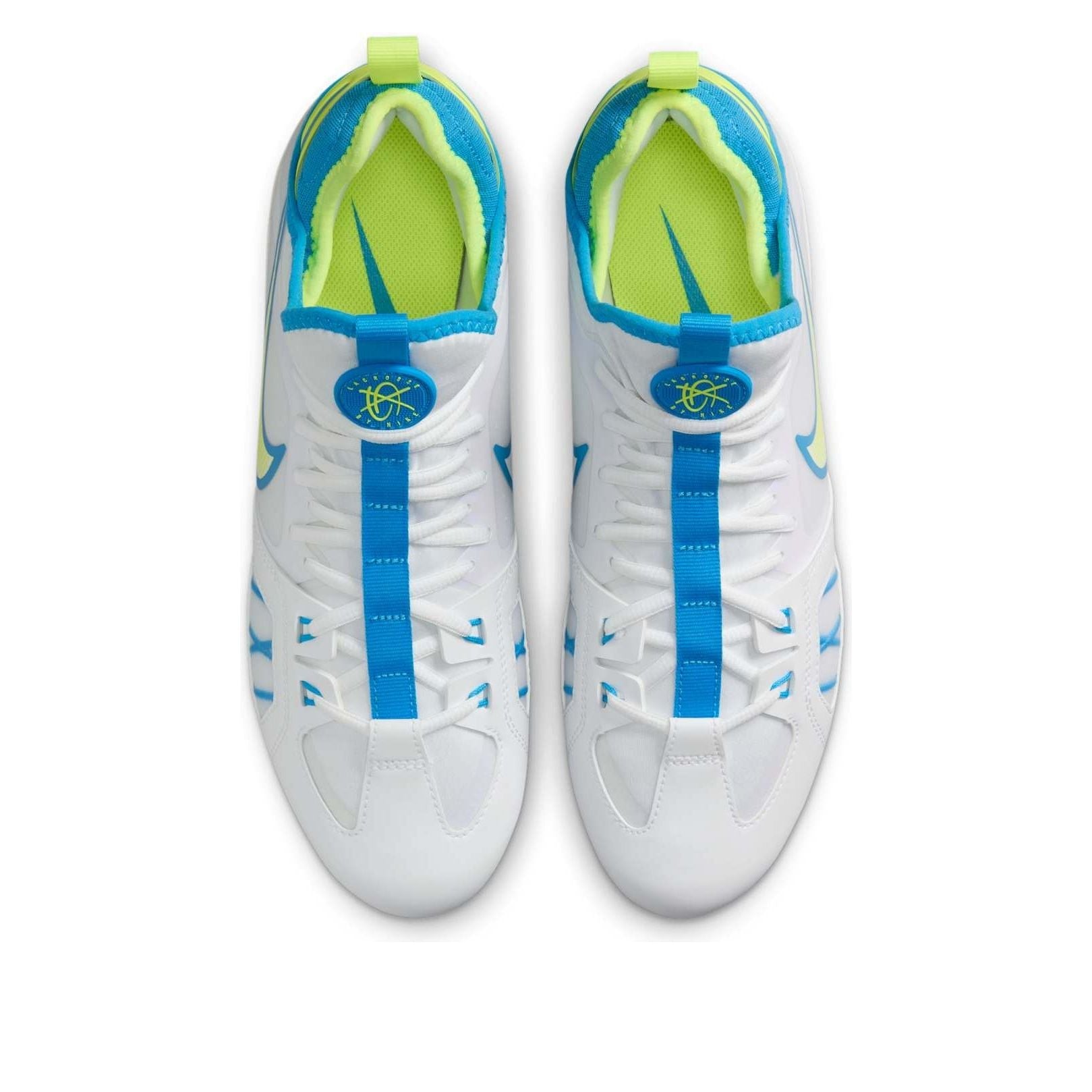 Nike Huarache 9 Varsity LAX SE 'White Volt Vivid Blue' FZ3620-100