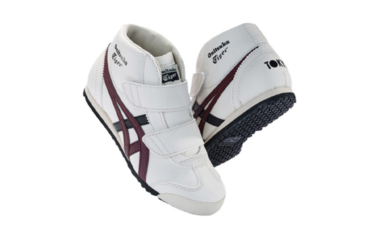 Onitsuka Tiger Mexico Mid Running Shoes Runner K Creamy/Brown/Red 1184A002-250