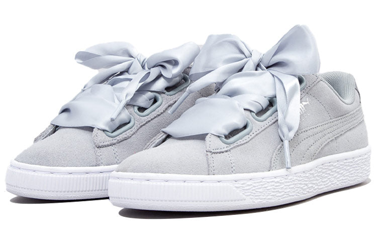 (WMNS) PUMA Suede Heart Safari 'Quarry Grey' 364083-02
