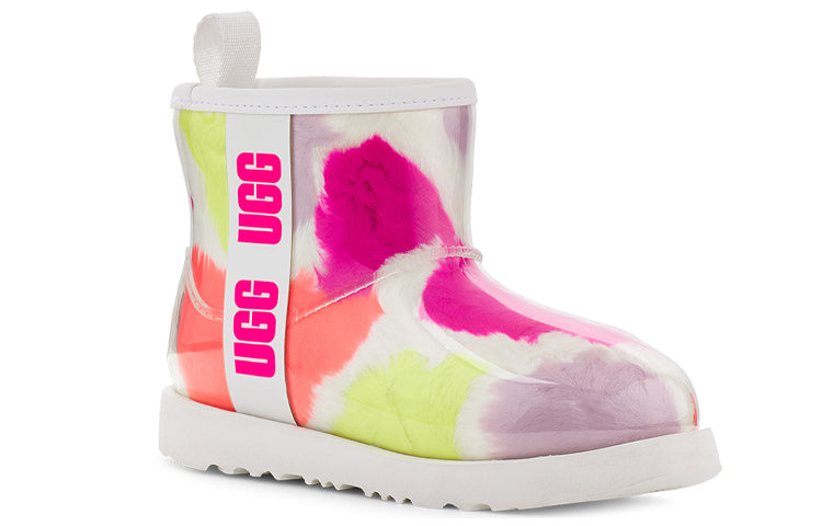 (WMNS) UGG Classic Clear Mini Party Spots Boot 'White' 1124956-WHT