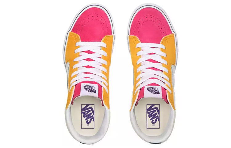 Vans Mini Cord SK8-HI Platform 2.0 White/Yellow/Red VN0A3TKNWVY