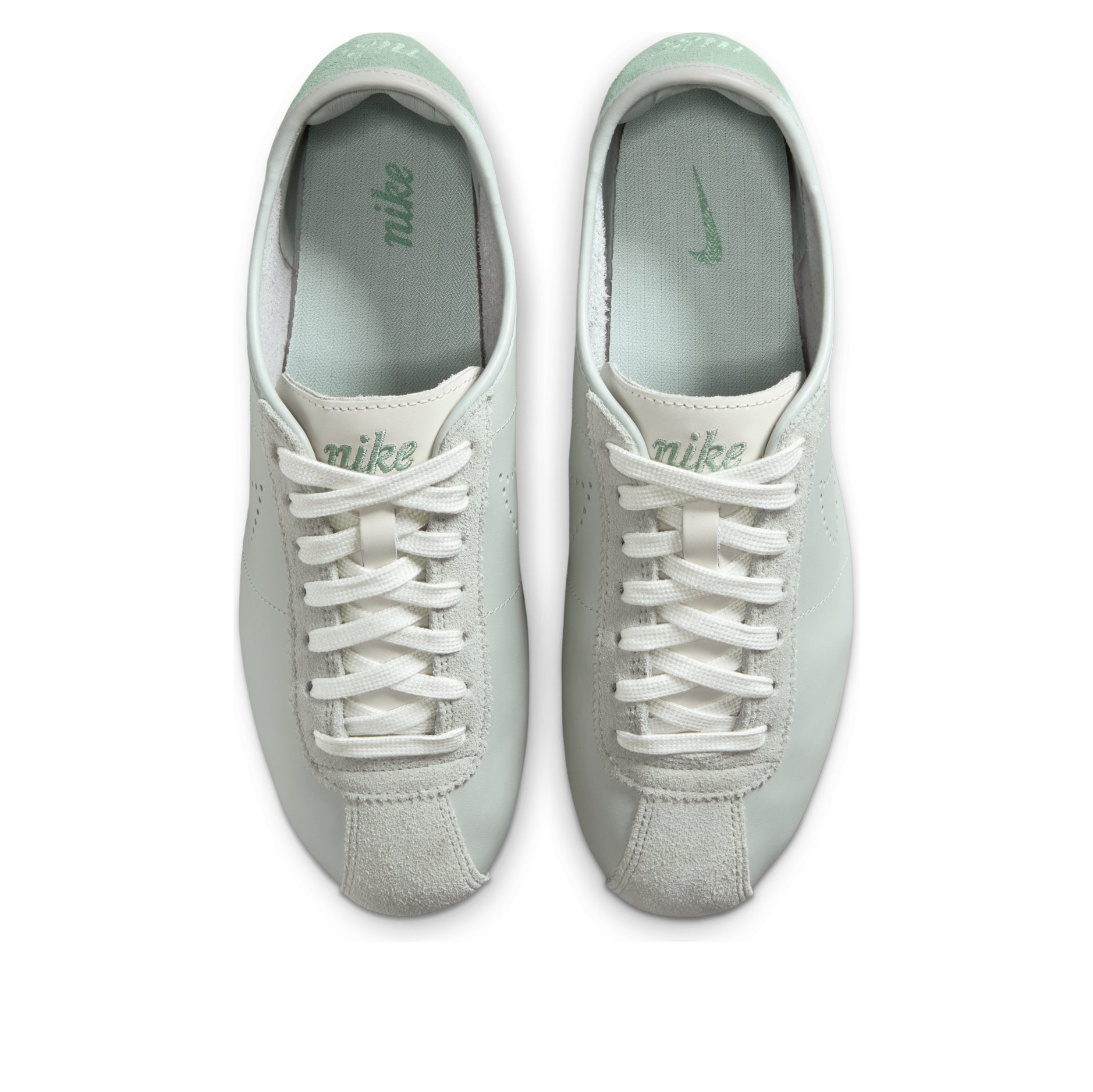 (WMNS) Nike Cortez Leather 'Light Silver Steam Gum' HQ1841-003