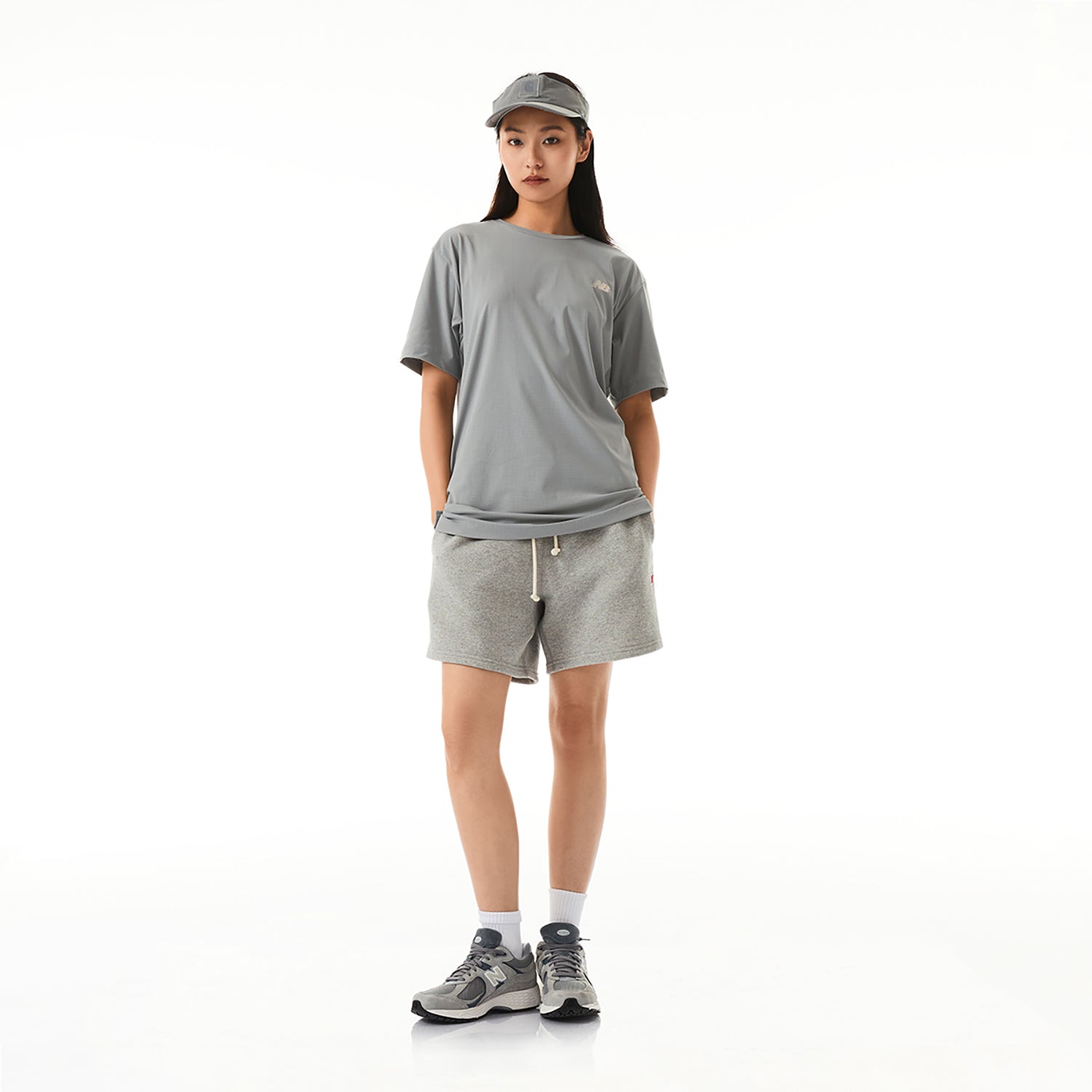 New Balance Icon T-shirt Asia Sizing 'Grey' NEE25031-GR