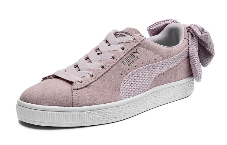 (WMNS) PUMA Suede Bow Uprising Sneakers Pink 367455-03